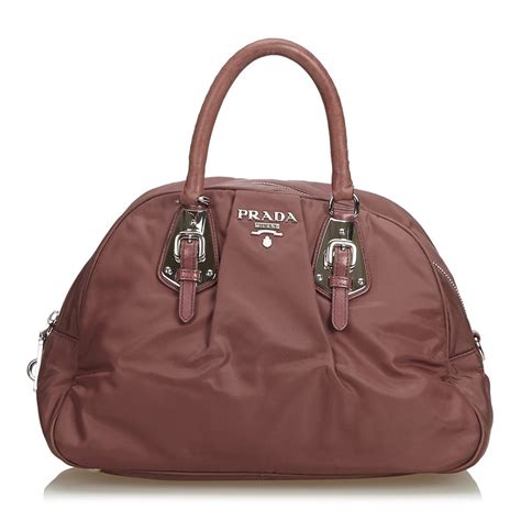 prada red bag vintage|pre owned prada nylon bag.